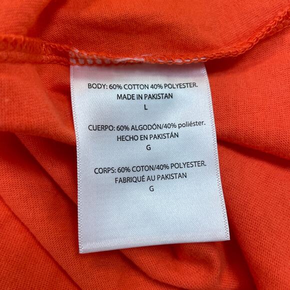 Rivalry Threads 91 NCAA Clemson Tigers Women's Crew Neck T-Shirt Orange Size L - Picture 4 of 5